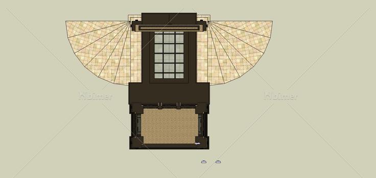 建筑构件-门头(77495)su模型下载