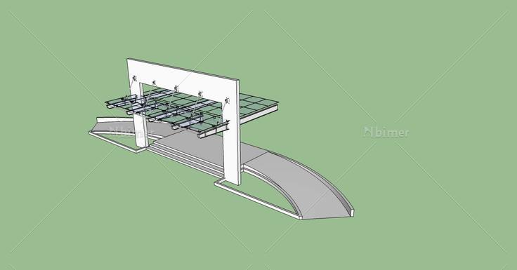 建筑构件-门头入口(70744)su模型下载