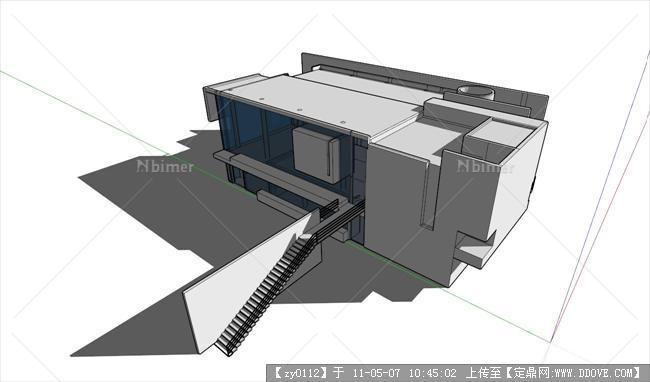 自做迈耶Rachofsky House SU模型