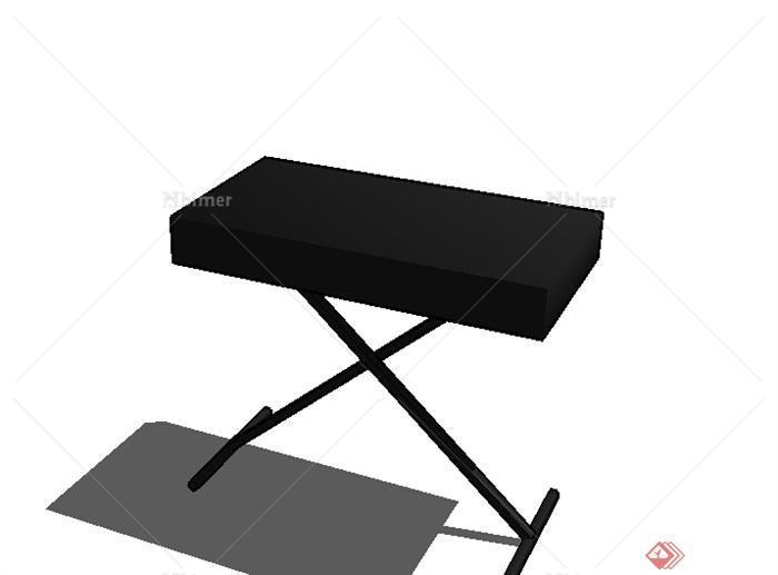 某室内小桌凳设计SU模型素材