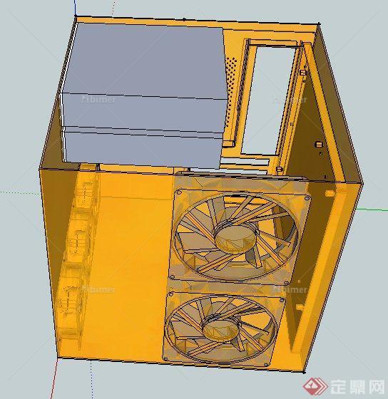 机械车间设计su模型