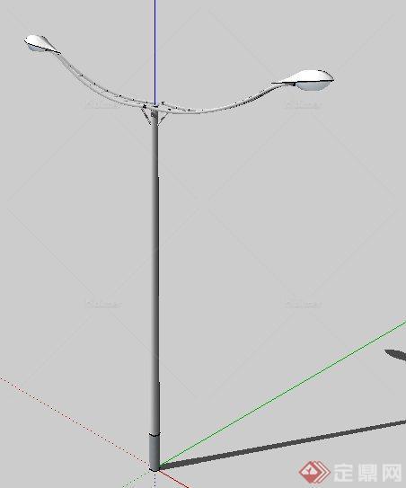 现代风格路灯、庭院灯、草坪灯su模型