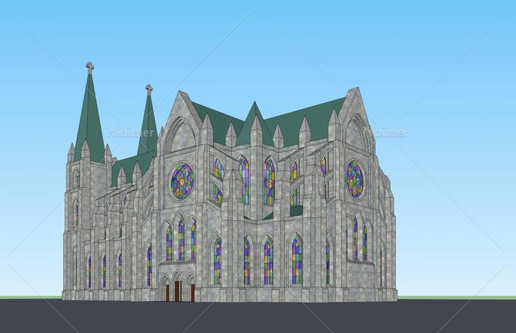 教堂(48431)su模型下载