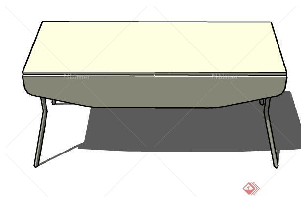 一张折翼桌设计的SU模型