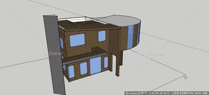 建筑事务所SU模型