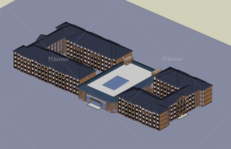 职教学生宿舍(52902)su模型下载