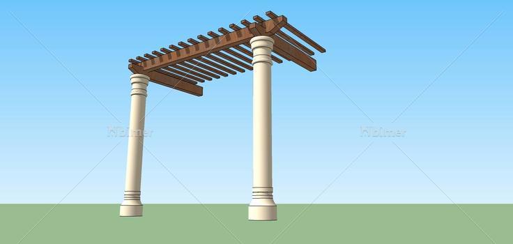 建筑构件-柱廊(75194)su模型下载