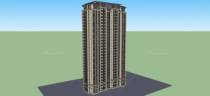 万科蝶园(47385)su模型下载