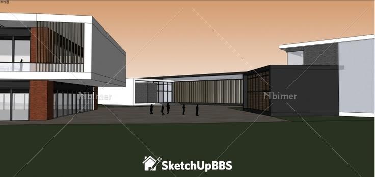 3D艺术馆建筑设计方案带SketchUp模型下载分享