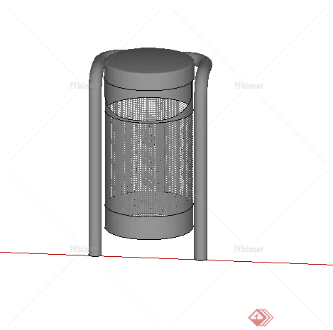 某垃圾箱垃圾桶设计SU模型素材9