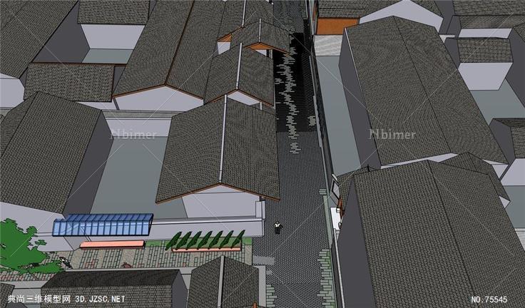 宽窄巷子景观总模型