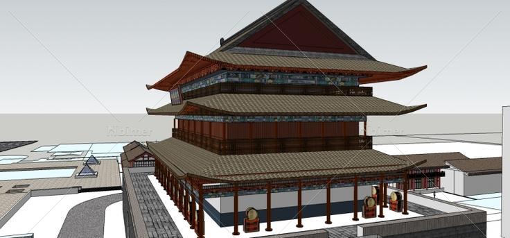 中国古建模型