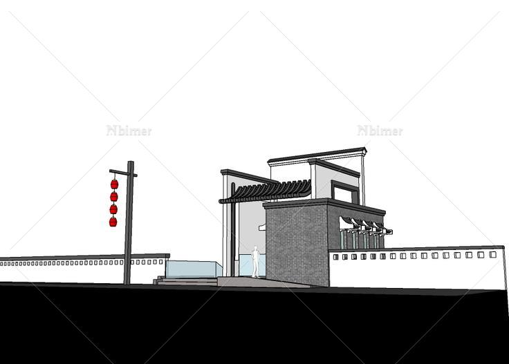 公厕su模型 3d