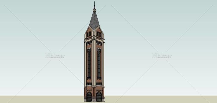 英式风格塔楼(74826)su模型下载