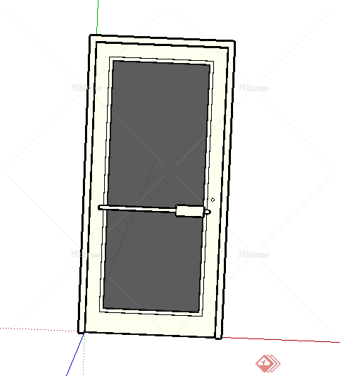 某室内建筑门窗设计SU参考