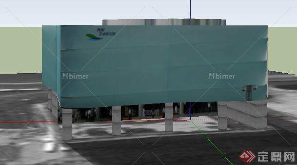 某现代博物馆建筑设计方案SU模型7