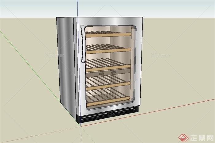 厨房烤箱设计su模型[原创]