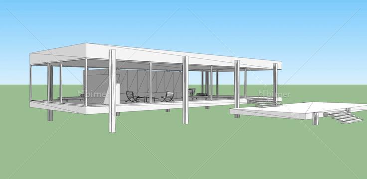 休闲建筑(33203)su模型下载