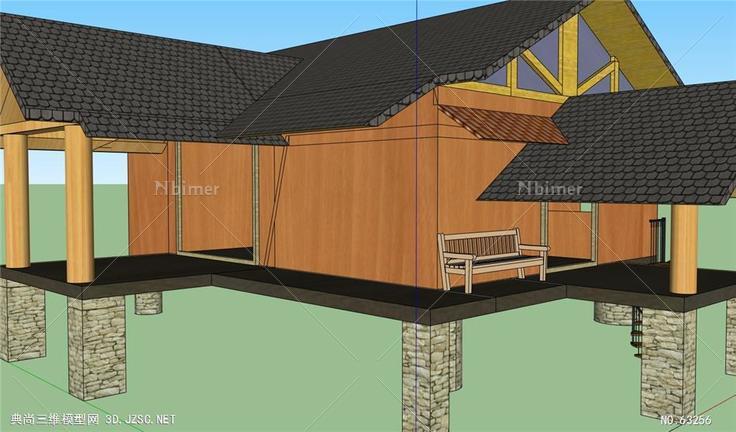 biechu木头~-住宅su模型