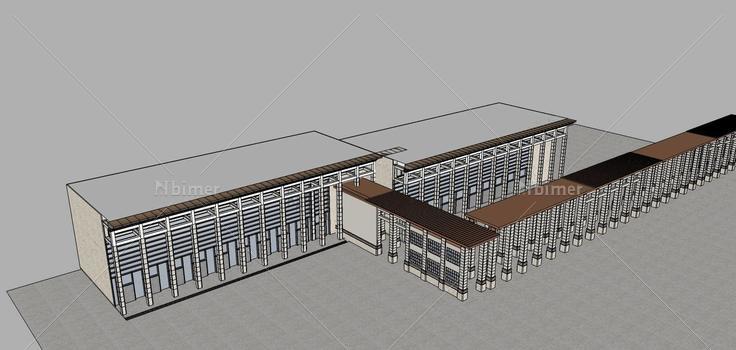 古典风格博物馆(76269)su模型下载