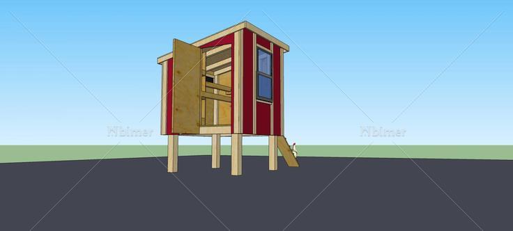 养鸡的小屋(73814)su模型下载