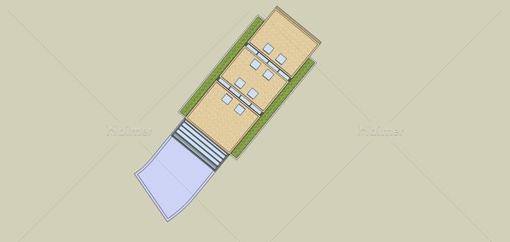 建筑构件-车库入口(78624)su模型下载