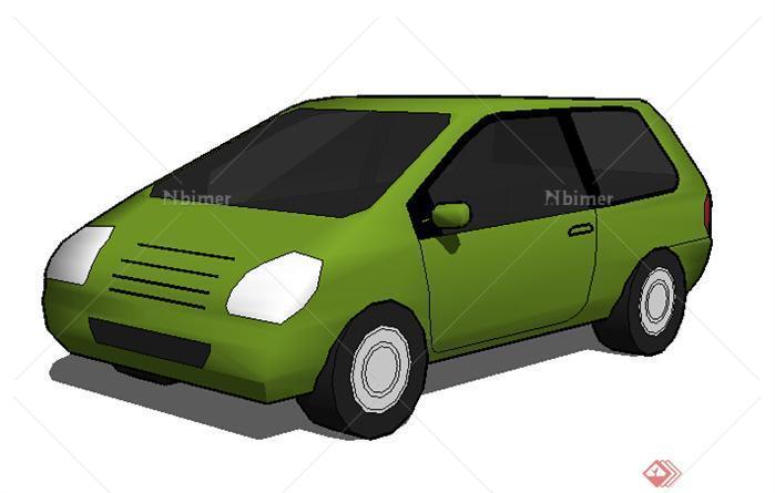 设计素材之交通工具 汽车设计方案SU模型素材3