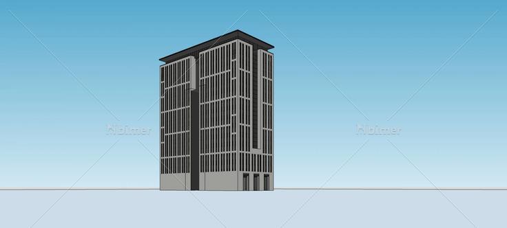 现代高层办公楼(76700)su模型下载
