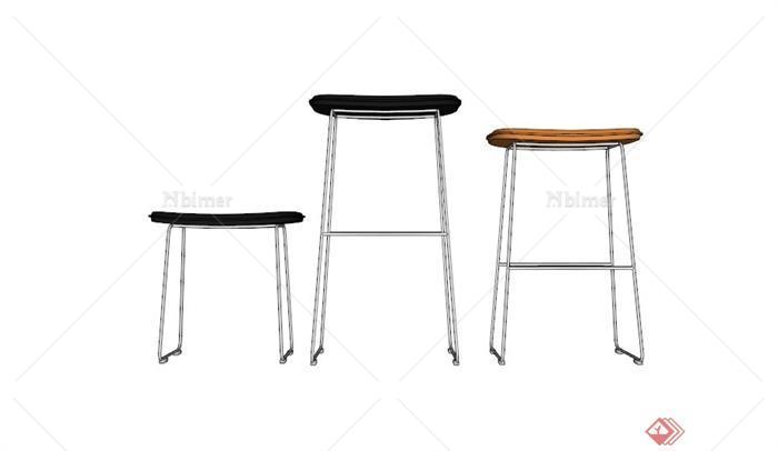 某现代简约椅子设计合集SU模型