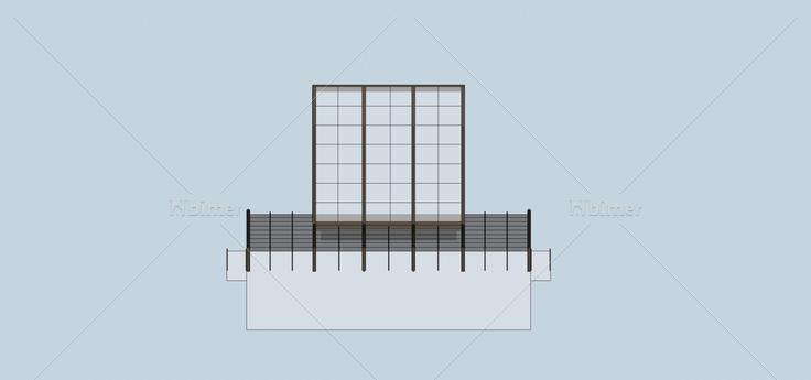 建筑构件--雨棚(71380)su模型下载