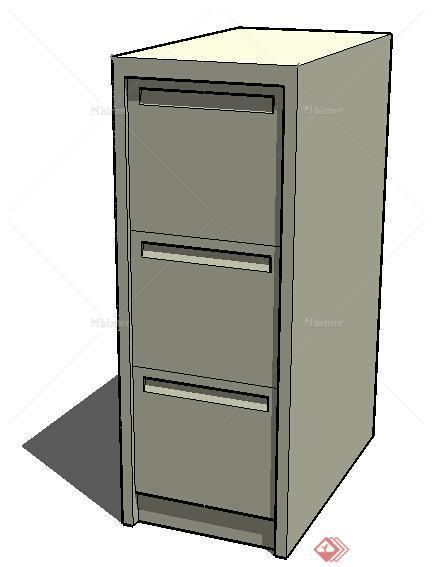 设计素材之家具 柜子设计方案su模型