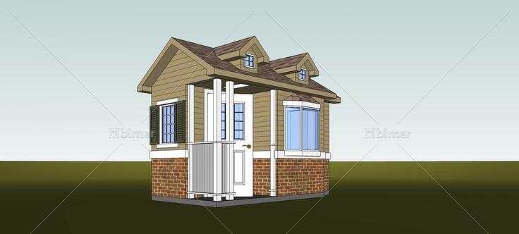英式小屋(79779)su模型下载