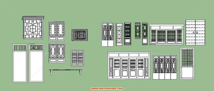 古门窗集合，免费送