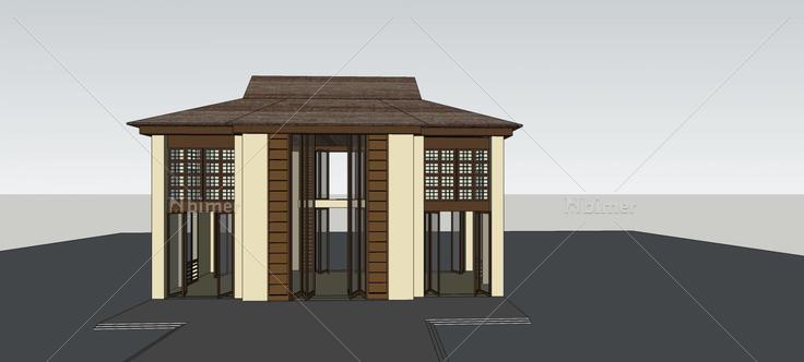 入口小建筑(72809)su模型下载