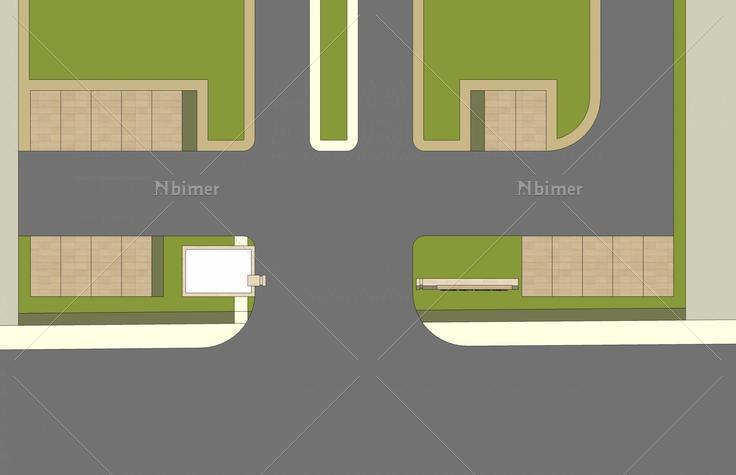 现代--大门(51582)su模型下载