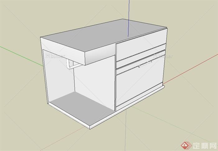 某室内空间柜子设计su模型[原创]