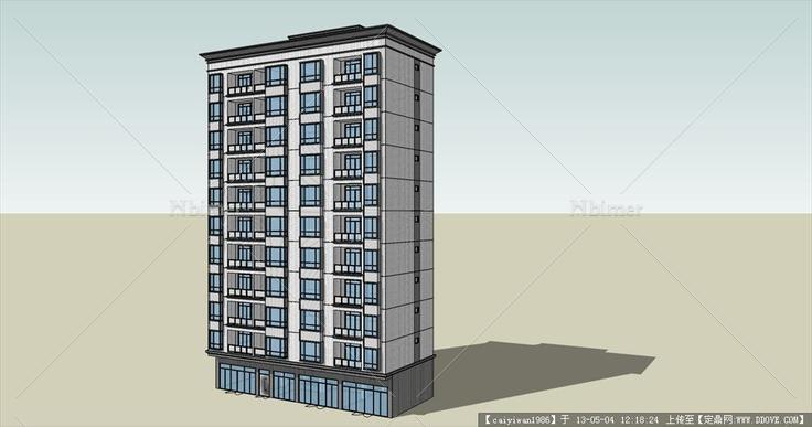 住宅楼SketchUp模型