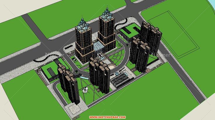 【申精】超精细现代古典主义风格城市综合体设计