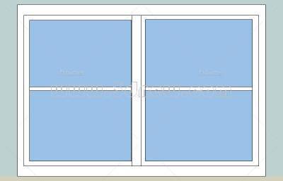 sketchup窗户模型