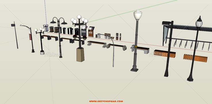 收集的一些 路灯模型