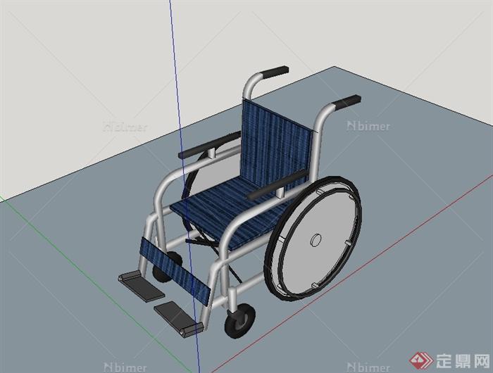 轮椅设计su模型[原创]