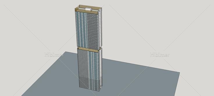 现代超高层办公楼(74154)su模型下载