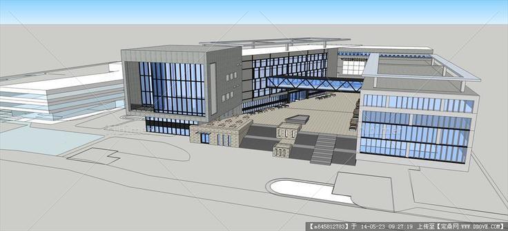 Sketch Up 精品模型----新华教学楼模型