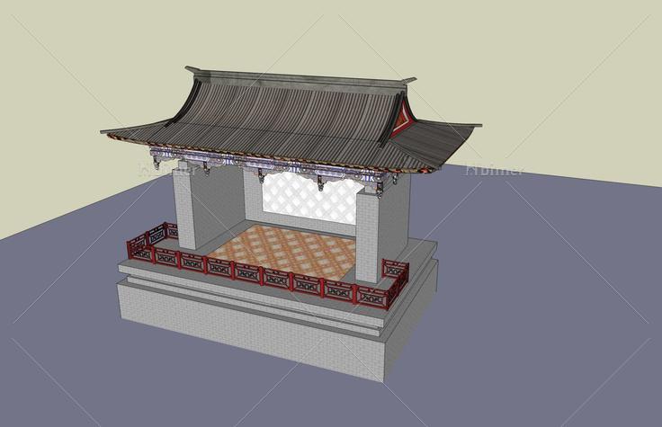 戏台(47732)su模型下载