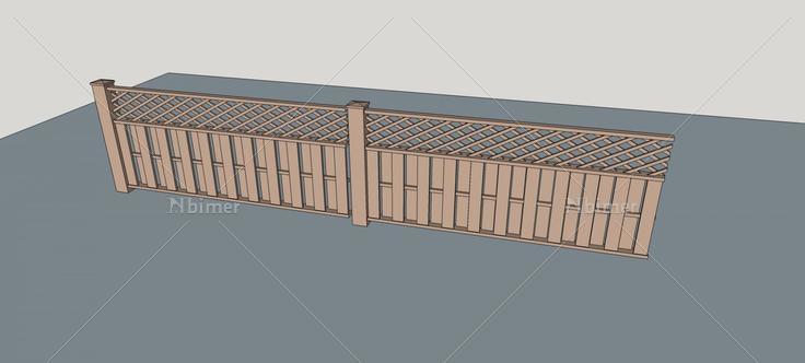 栏杆(81622)su模型下载