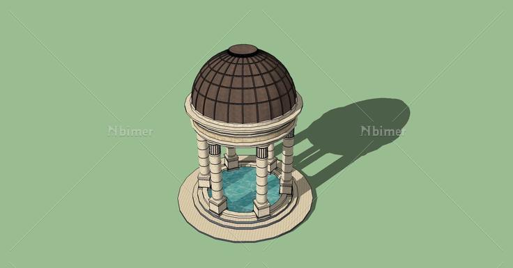 欧式亭子(71456)su模型下载