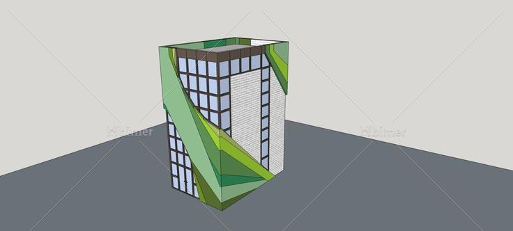 现代小建筑(82081)su模型下载