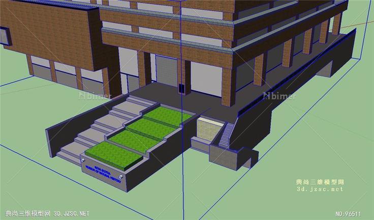 博物馆建筑SU模型打包(14)