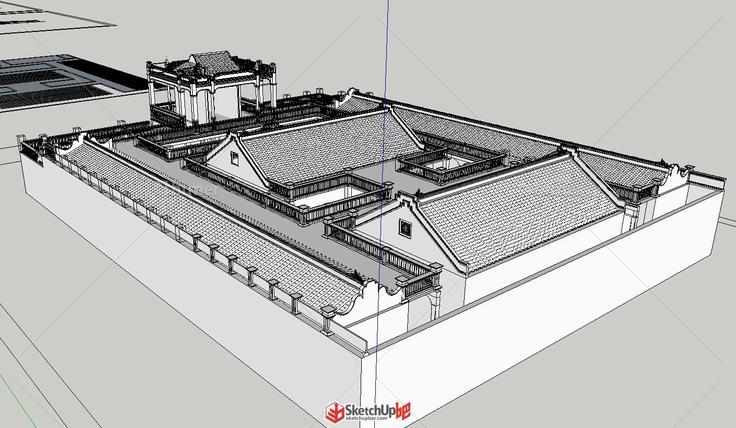 绝对原创的精细古建模型，给各位吧友分享下，施