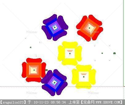 sketch up花的模型